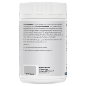 Metagenics C-Ultrascorb II Powder Oral Powder Orange Flavour 250 g