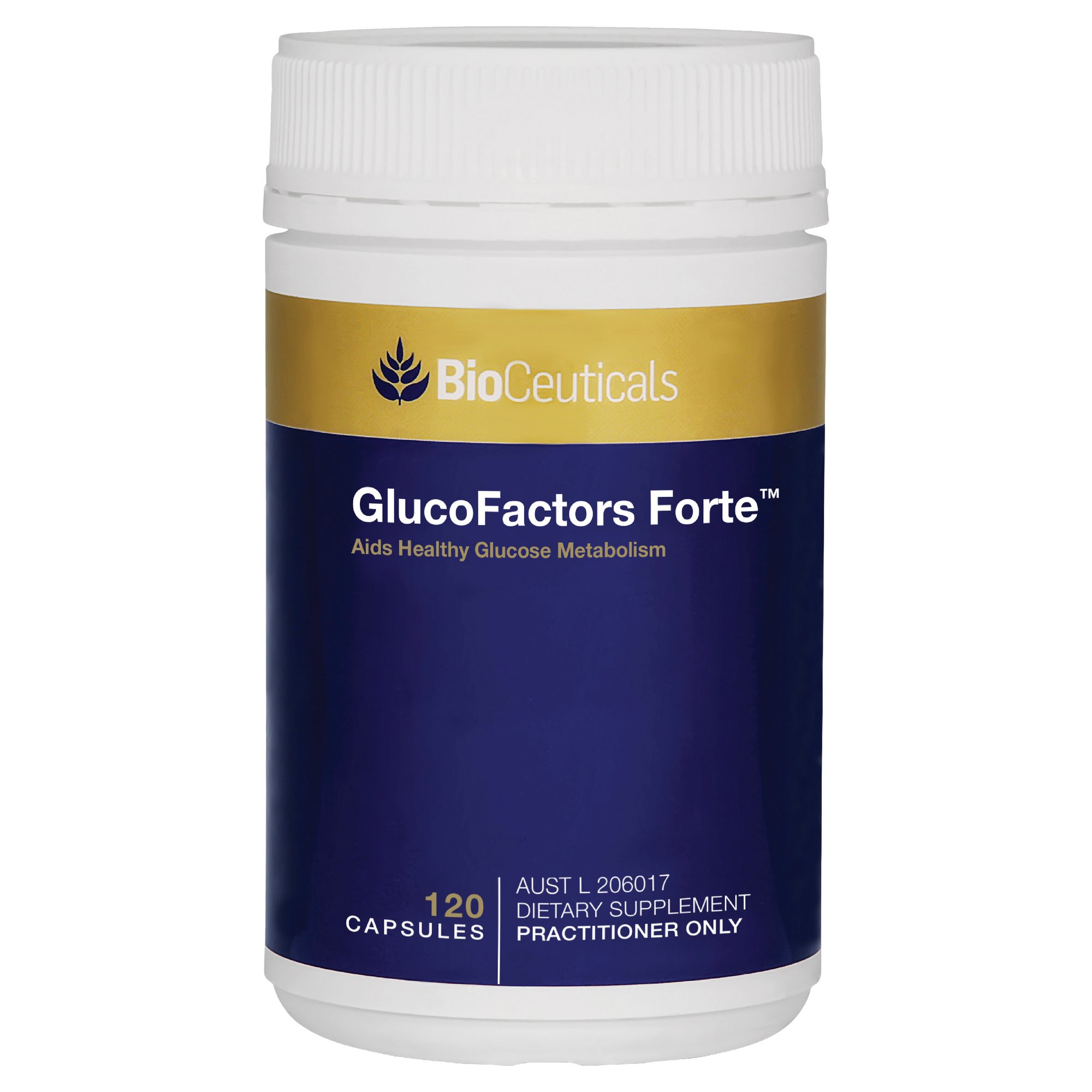 BioCeuticals GlucoFactors Forte 120 Capsules