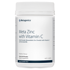 Metagenics Meta Zinc With Vitamin C Oral Powder Raspberry