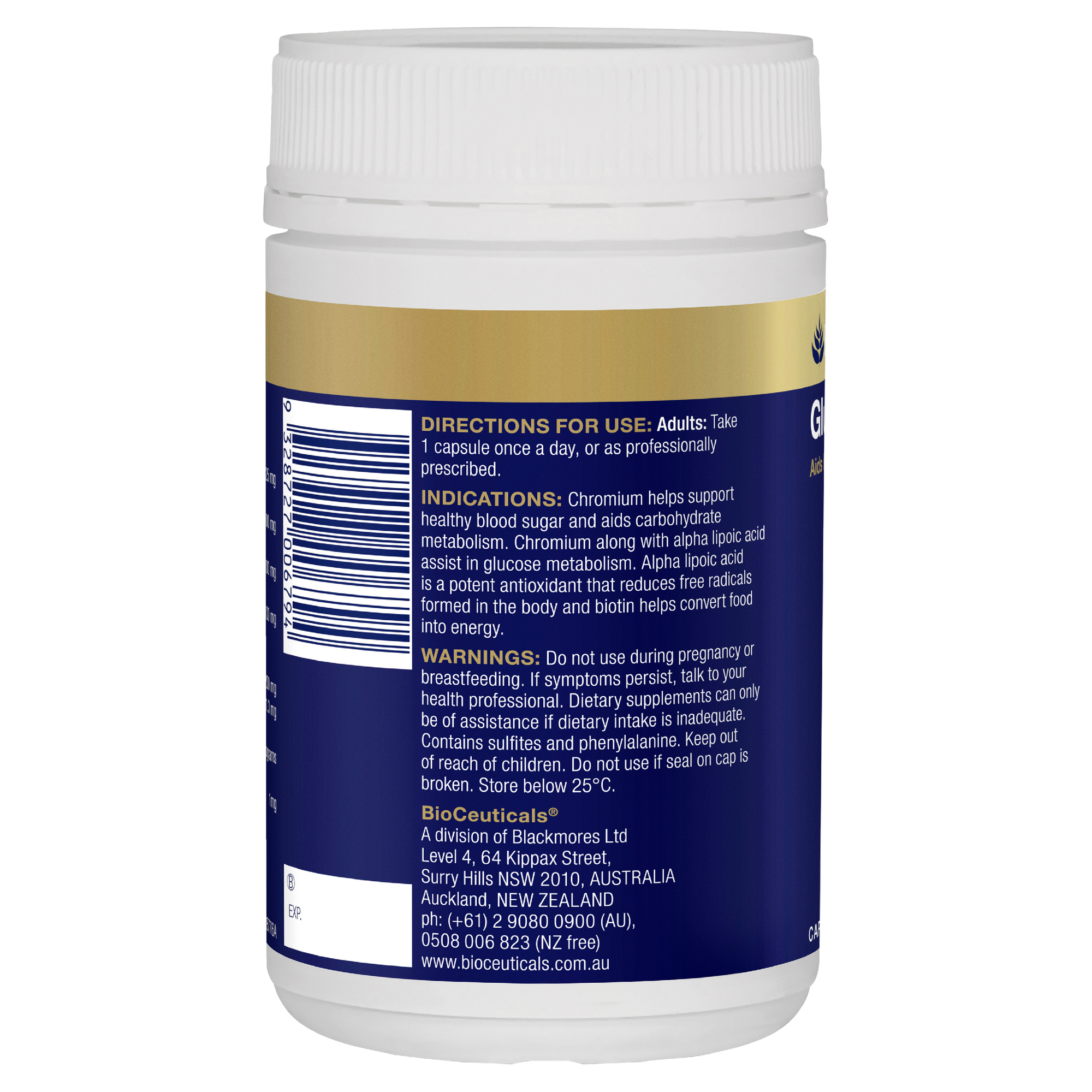 BioCeuticals GlucoFactors Forte 120 Capsules