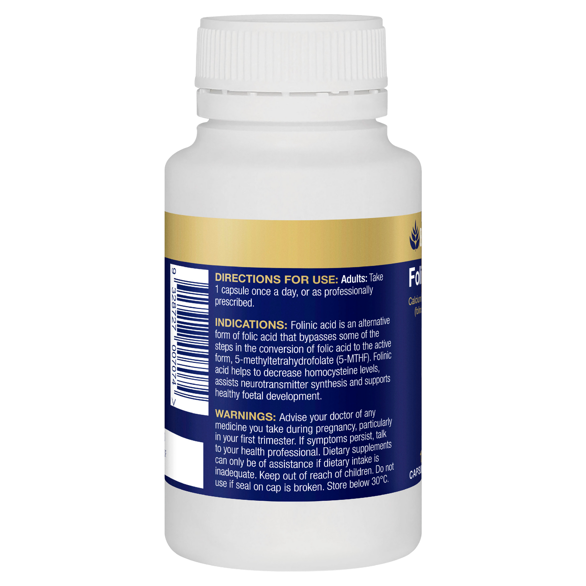 BioCeuticals Folinic Acid 120 Capsules