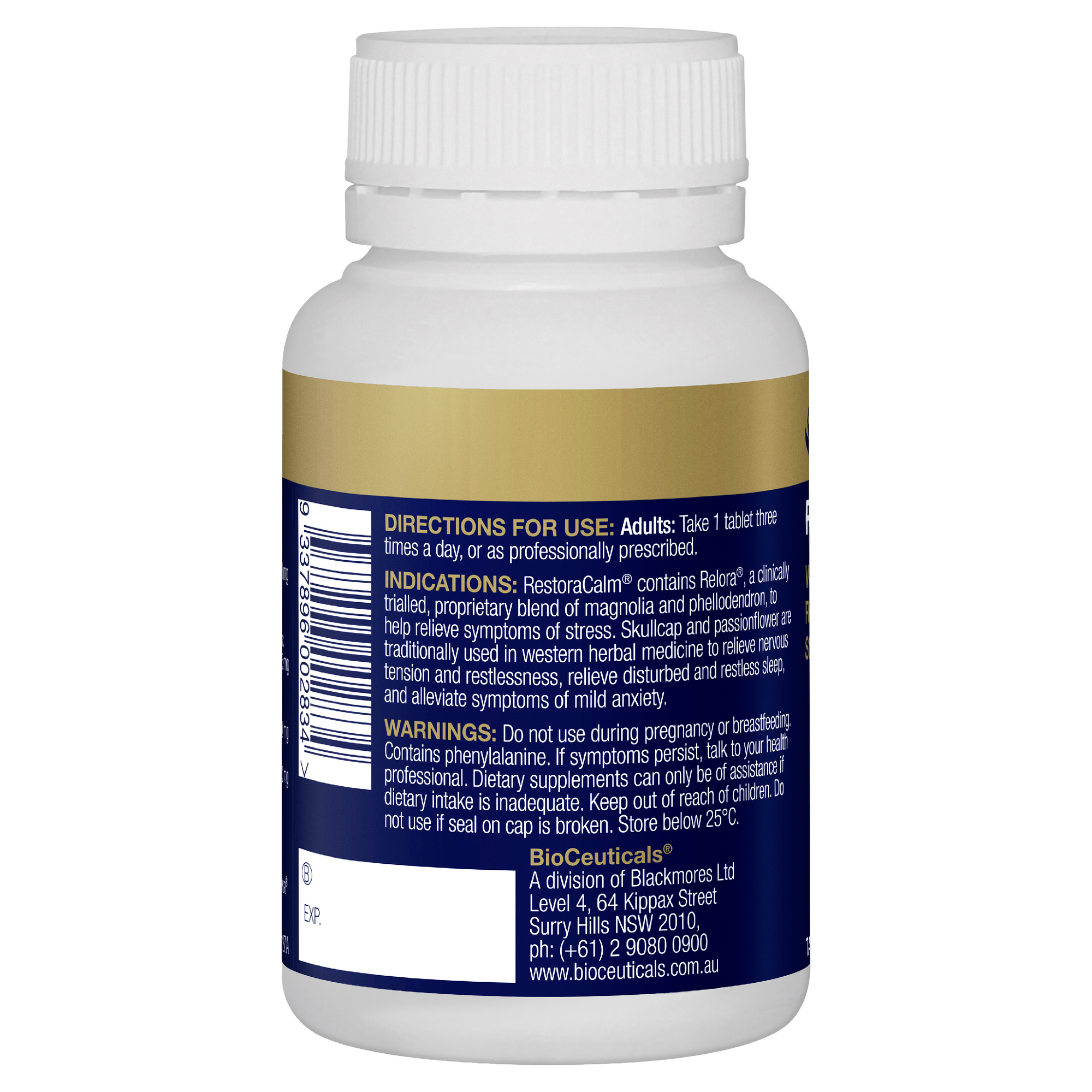 BioCeuticals RestoraCalm® 60 Tablets