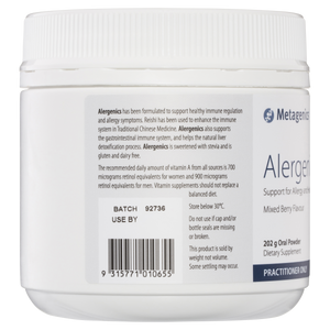 Metagenics Alergenics Oral Powder Mixed Berry 202g