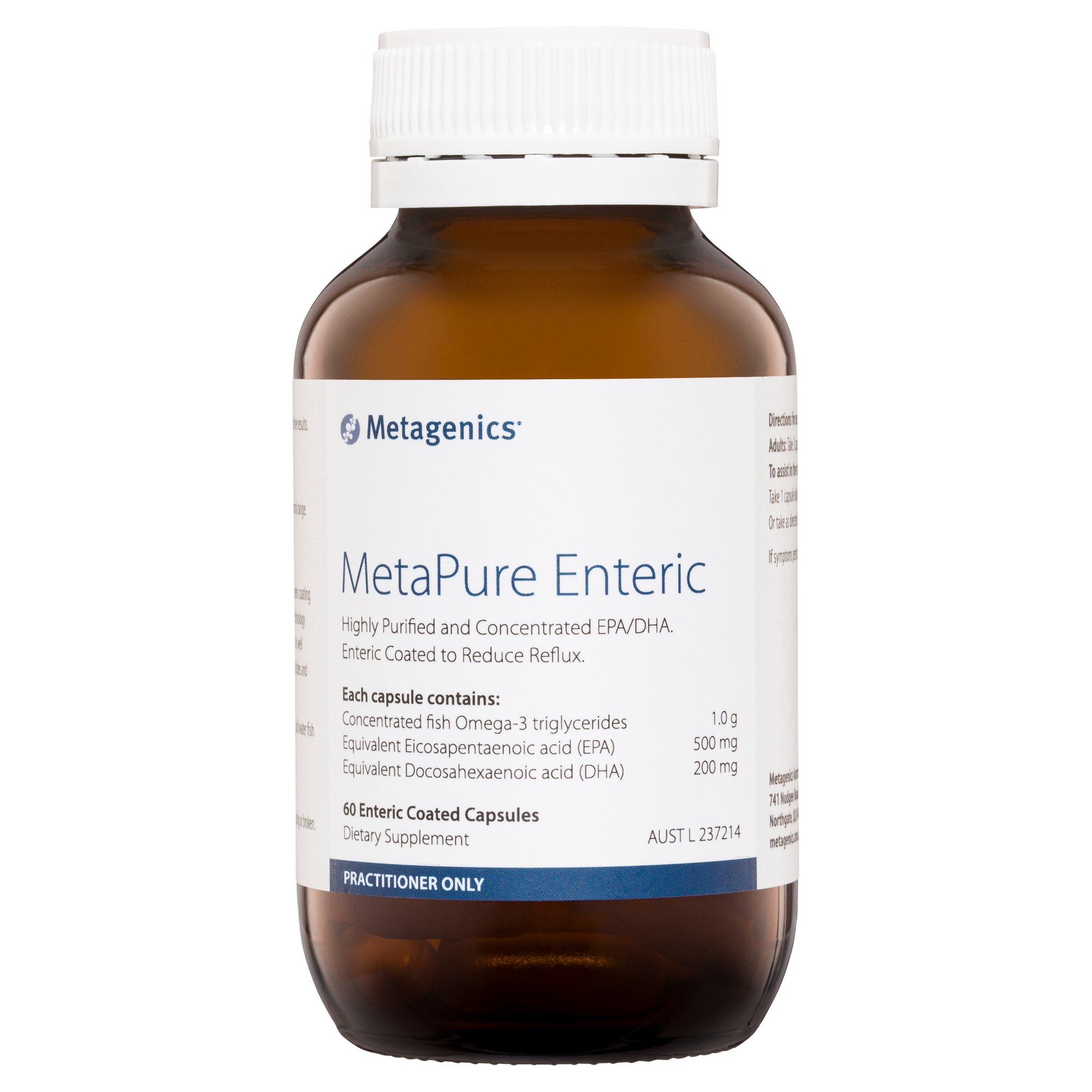 Metagenics MetaPure Enteric Capsules