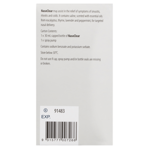 Metagenics NasoClear Nasal Spray 30mL