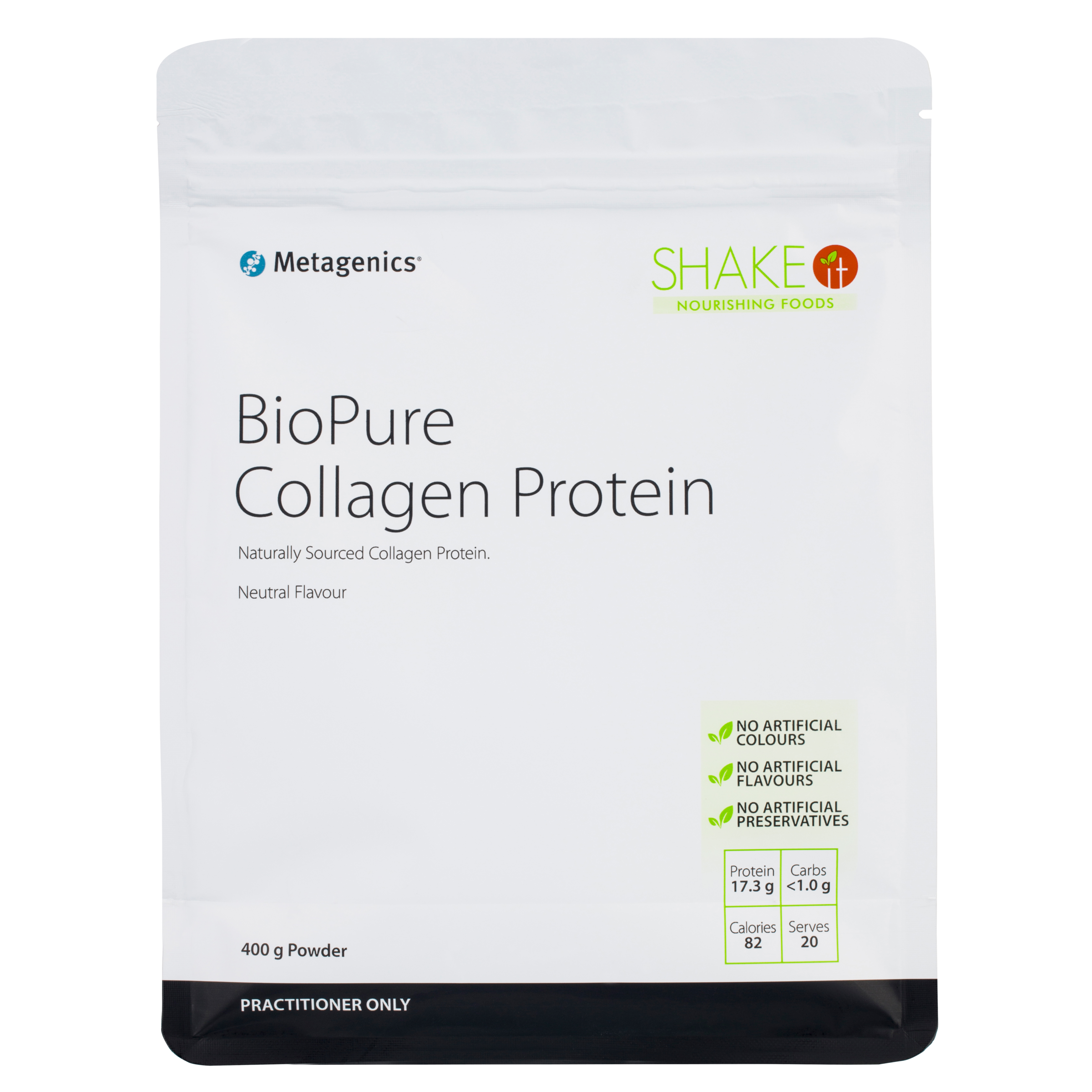 Metagenics BioPure Collagen Protein 400g