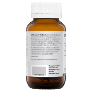 Metagenics E500 Tocopherols Plus Selenium 60 Capsules