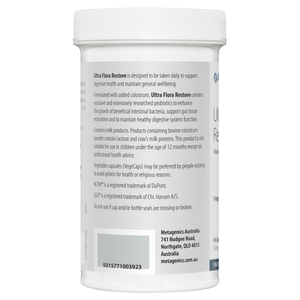 Metagenics Ultra Flora Restore 60 Capsules (VegeCaps)