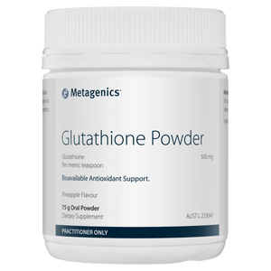 Metagenics Glutathione Powder Oral Powder Pineapple Flavour 75 g