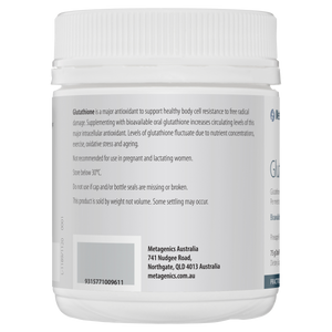 Metagenics Glutathione Powder Oral Powder Pineapple Flavour 75 g