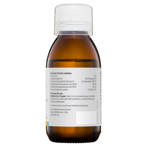 Metagenics Cod Liv A & D for Kids Oral Liquid Orange Flavour 100 mL
