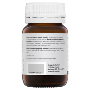 Metagenics Resveratrol Healthy Ageing Complex 30 Tablets