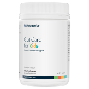 Metagenics Gut Care for Kids Oral Powder Pineapple Flavour 140 g