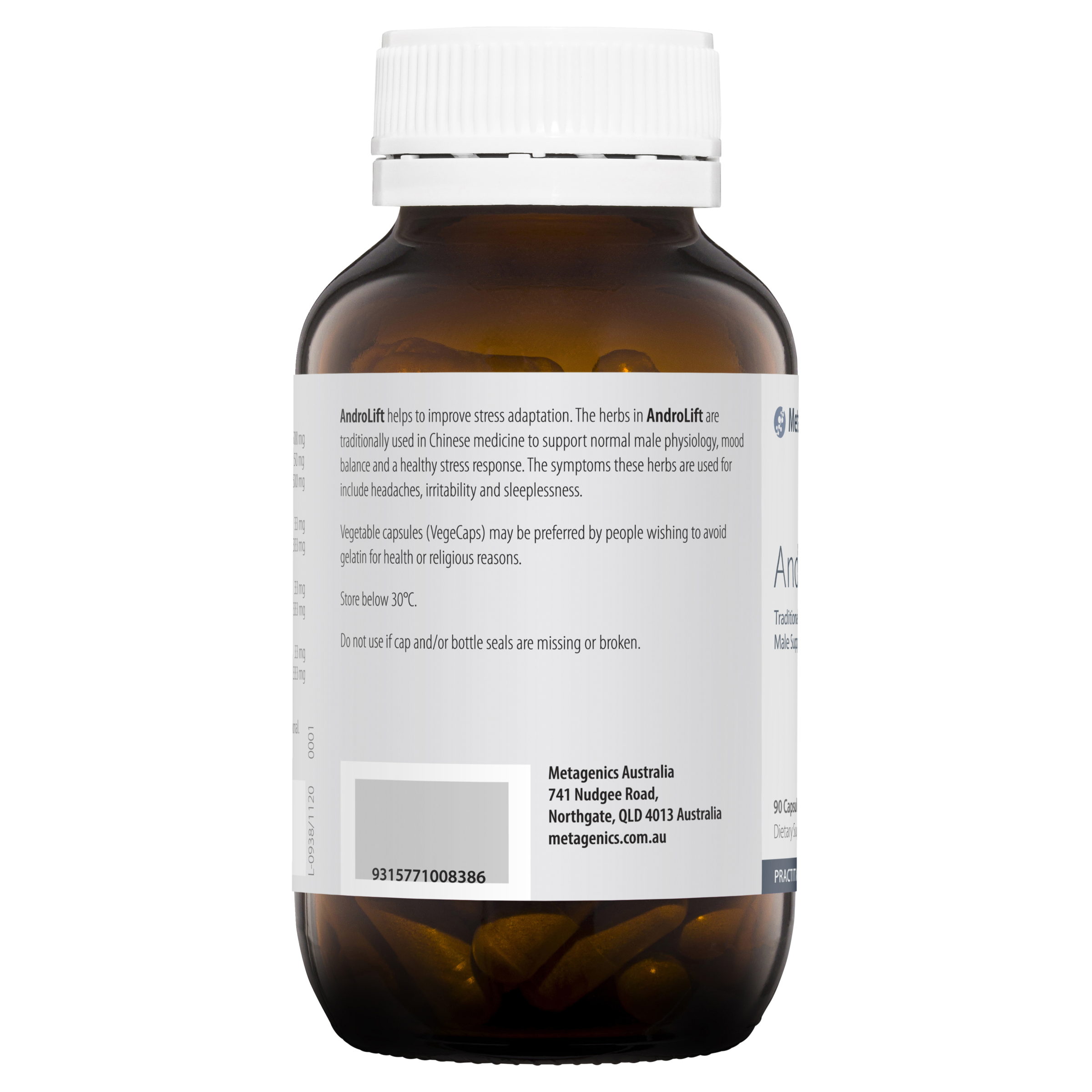 Metagenics AndroLift 90 Capsules (VegeCaps)