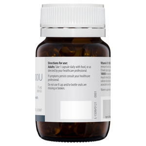 Metagenics Vitamin D3 1000IU Capsules