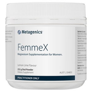 Metagenics FemmeX Oral Powder Lemon Lime Flavour 252 g