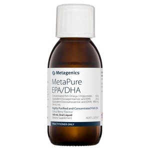 Metagenics MetaPure EPA/DHA Oral Liquid Citrus Berry Flavour