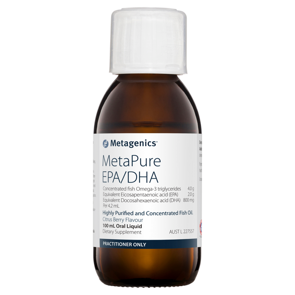 Metagenics MetaPure EPA/DHA Oral Liquid Citrus Berry Flavour Botanica