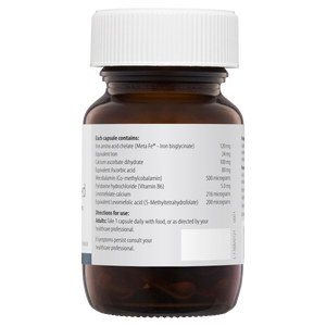 Metagenics Hemagenics Iron Advanced 30 Capsules (VegeCaps)