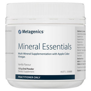 Metagenics Mineral Essentials Oral Powder Vanilla Flavour 153 g