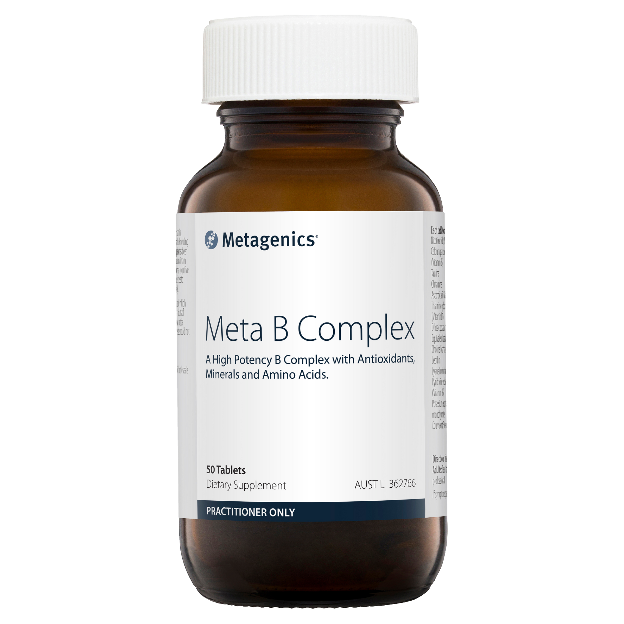 Metagenics Meta B Complex 50 Tablets