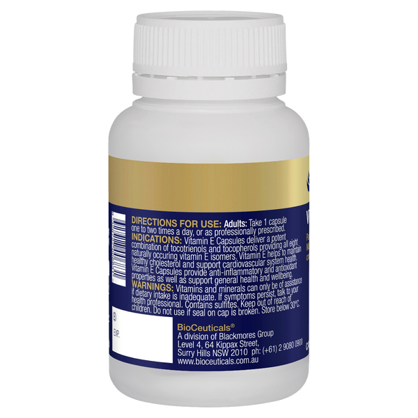 BioCeuticals Vitamin E Capsules 60 Capsules - Botanica Medicines