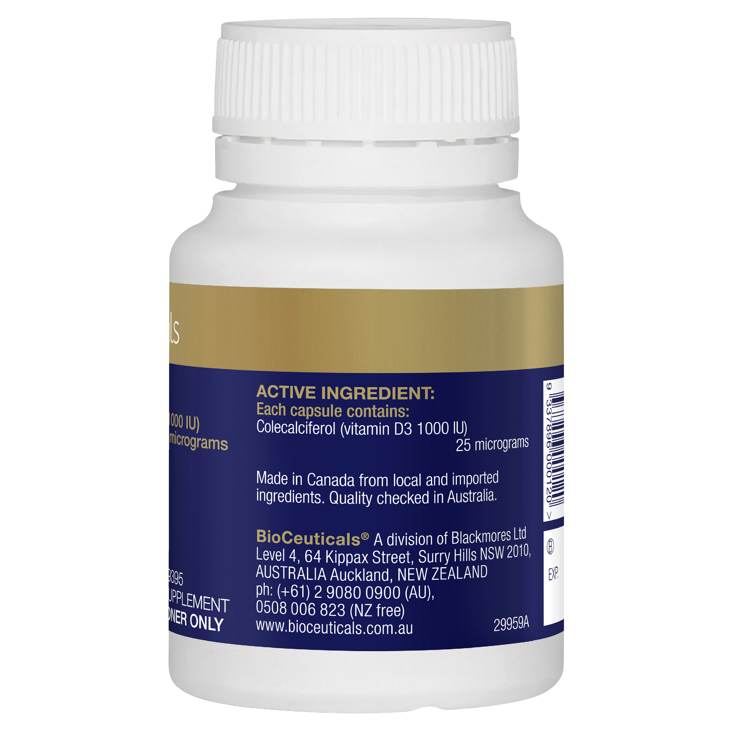 BioCeuticals D3 Capsules 60 Capsules