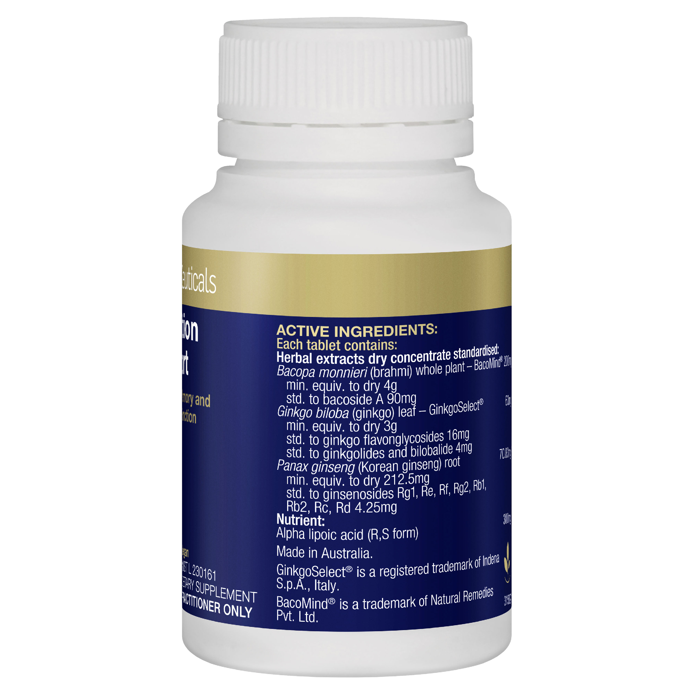 BioCeuticals Cognition Support 60 Tablets