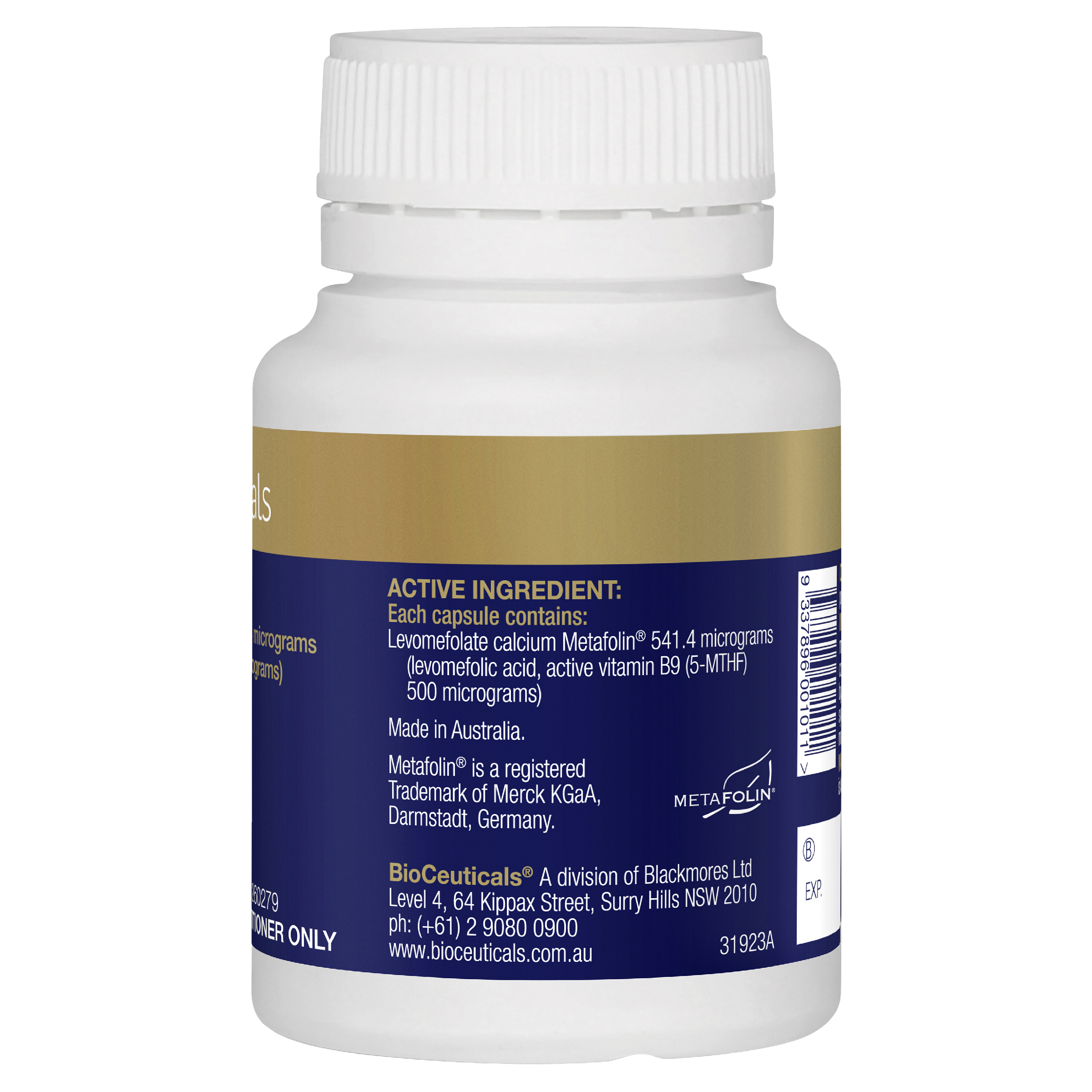 BioCeuticals MTHF 60 Capsules