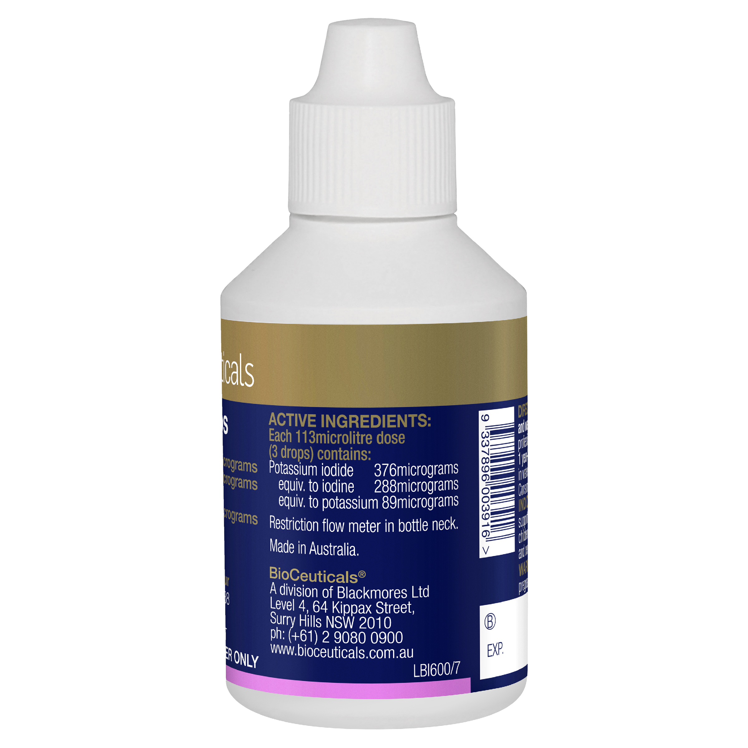 BioCeuticals Iodine Drops 50mL